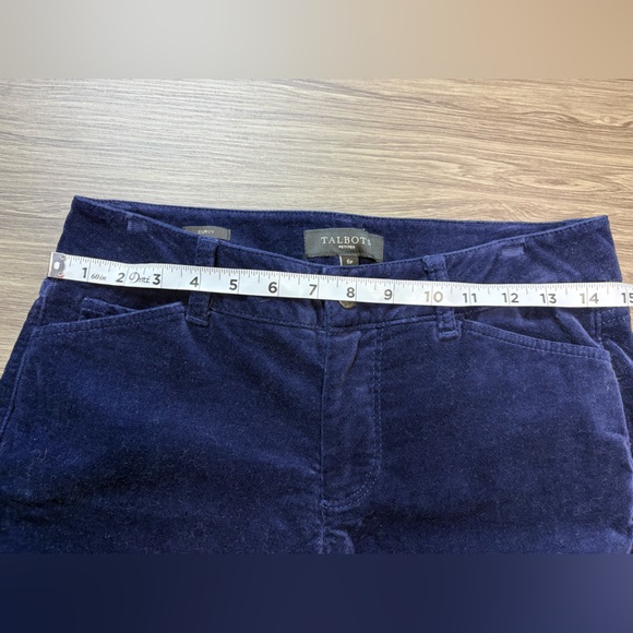 Talbots Straight Leg Navy Blue Pants Size 6 Petite - Picture 4 of 9